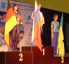 Siegerehrung, ARDF-EM 2009